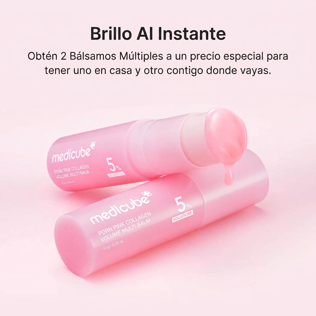 [Medicube]  | Bálsamo multiusos voluminizador de colágeno rosa